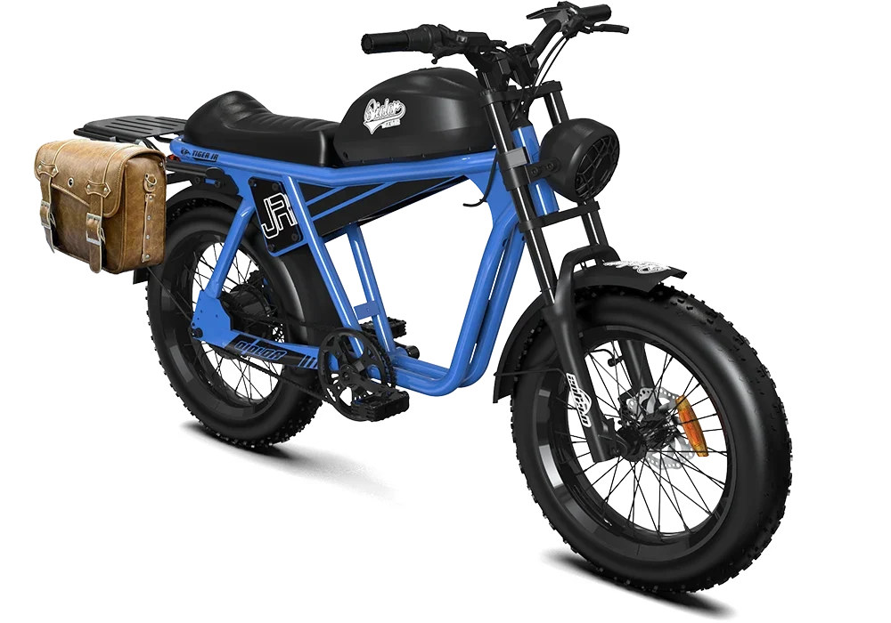 QIOLOR Tiger JR blue bike with rear rack option