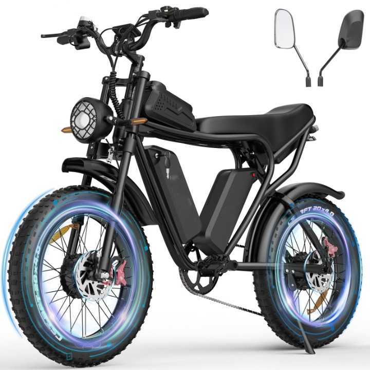 YVY K20 Pro 2000W Dual-Motor Fat Tire Electric Bike, manufacturer product gallery view 1