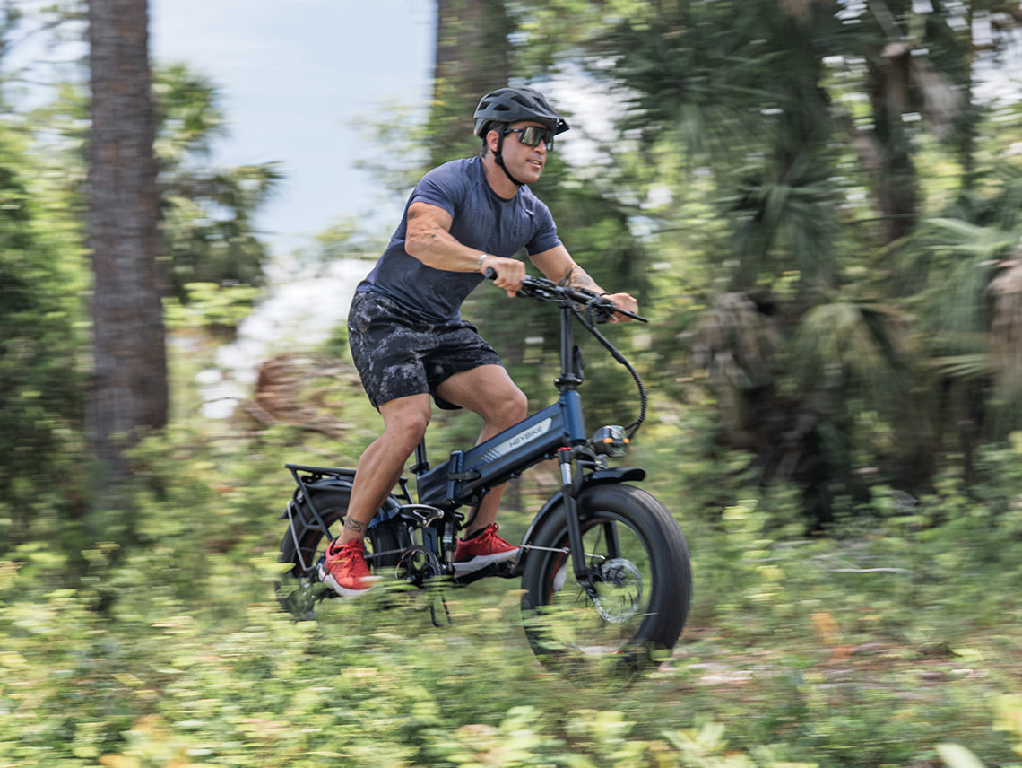 Heybike Mars 3.0 3.0-generation folding fat-tire e-bike: 750W (1400W peak) hub motor with 95 Nm torque, torque sensor PAS, 624Wh battery, 20x4 fat tires, hydraulic disc brakes, Horst Link rear suspension, NFC Tap and Go, integrated turn signals, Shimano Altus 8-speed, UL 2849