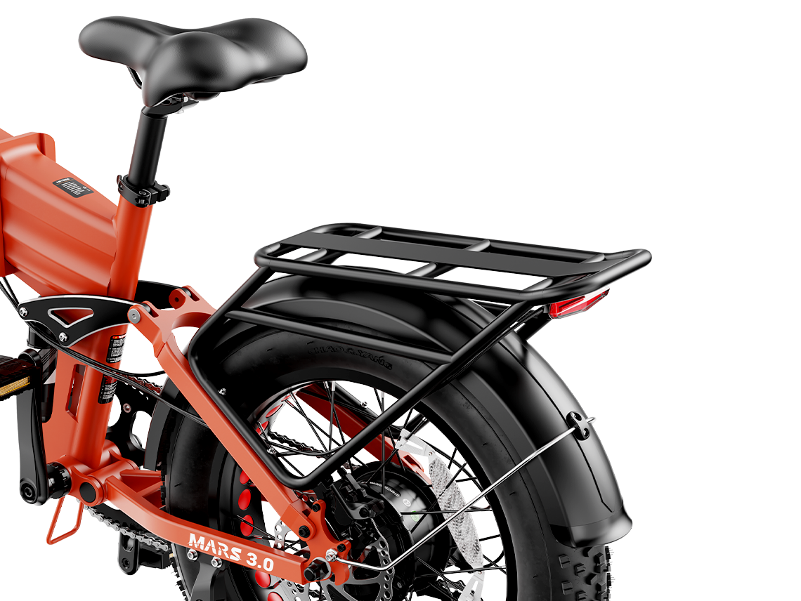 Heybike Mars 3.0 3.0-generation folding fat-tire e-bike: 750W (1400W peak) hub motor with 95 Nm torque, torque sensor PAS, 624Wh battery, 20x4 fat tires, hydraulic disc brakes, Horst Link rear suspension, NFC Tap and Go, integrated turn signals, Shimano Altus 8-speed, UL 2849