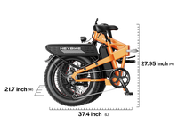 Heybike Mars 2.0 folding fat-tire commuter e-bike with 20 by 4 inch fat tires, 750W or 1000W rear hub motor, 600Wh removable battery, spring fork, 7-speed Shimano, rear rack, UL 2849 certified, four-color option matrix