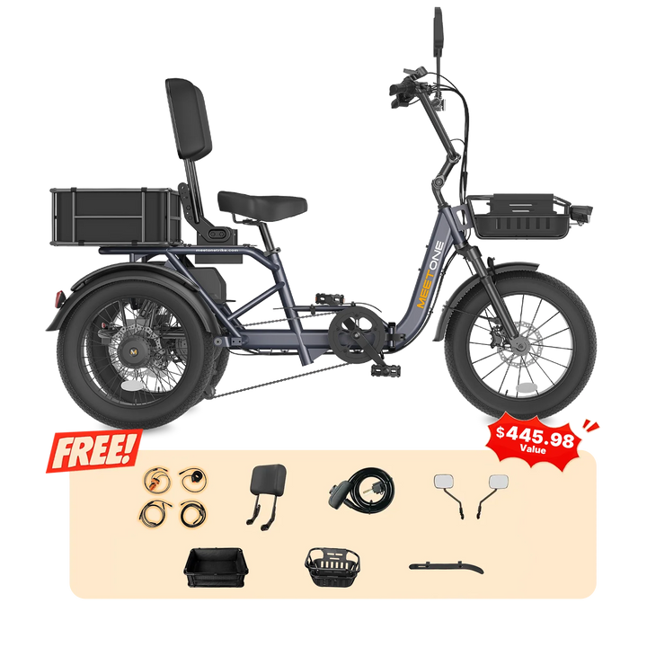 Meet One Breeze 2.0 Full Suspension Folding Electric Trike