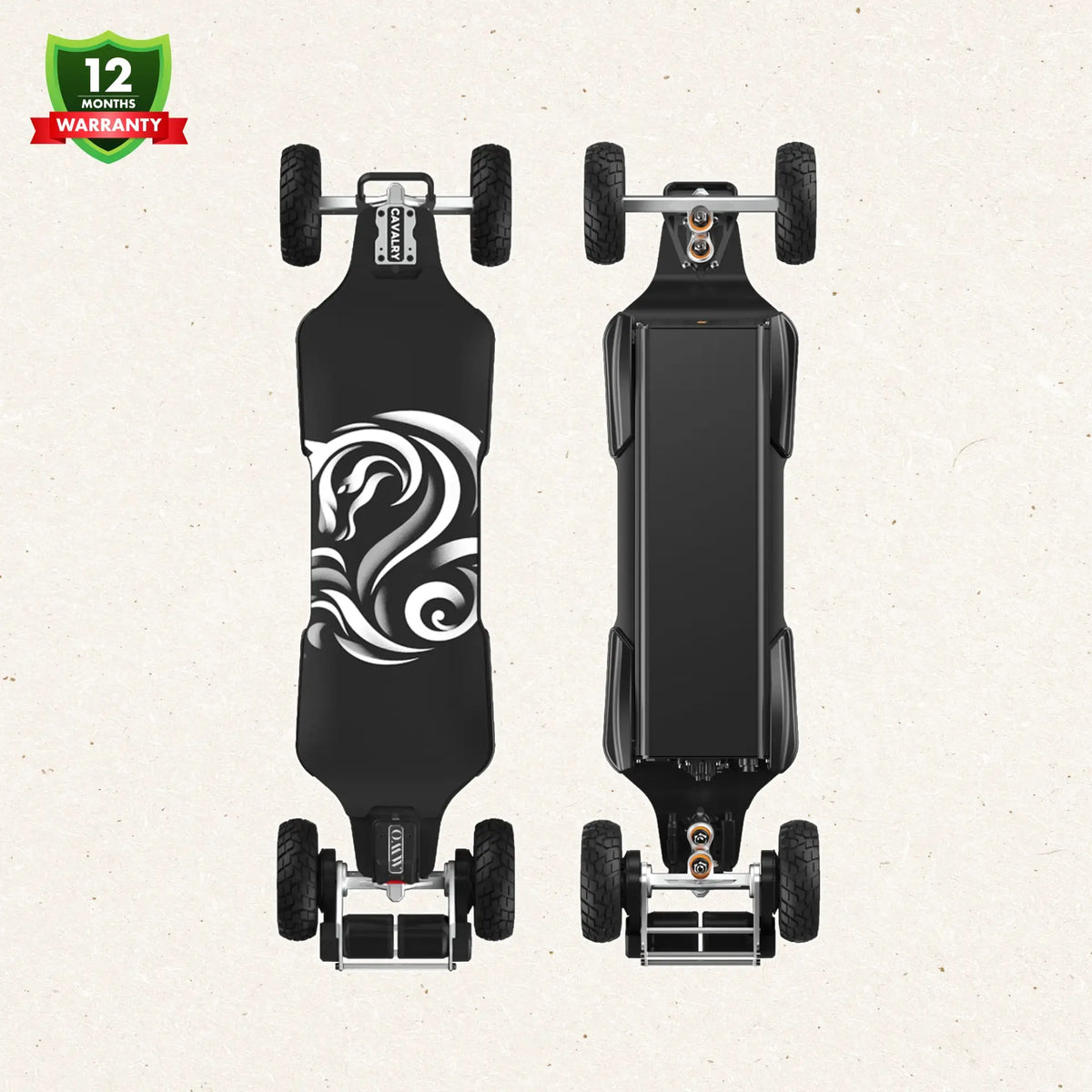OMW Cavalry electric skateboard hero view
