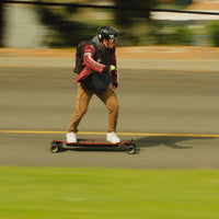 OMW Lancer electric skateboard carbon deck profile