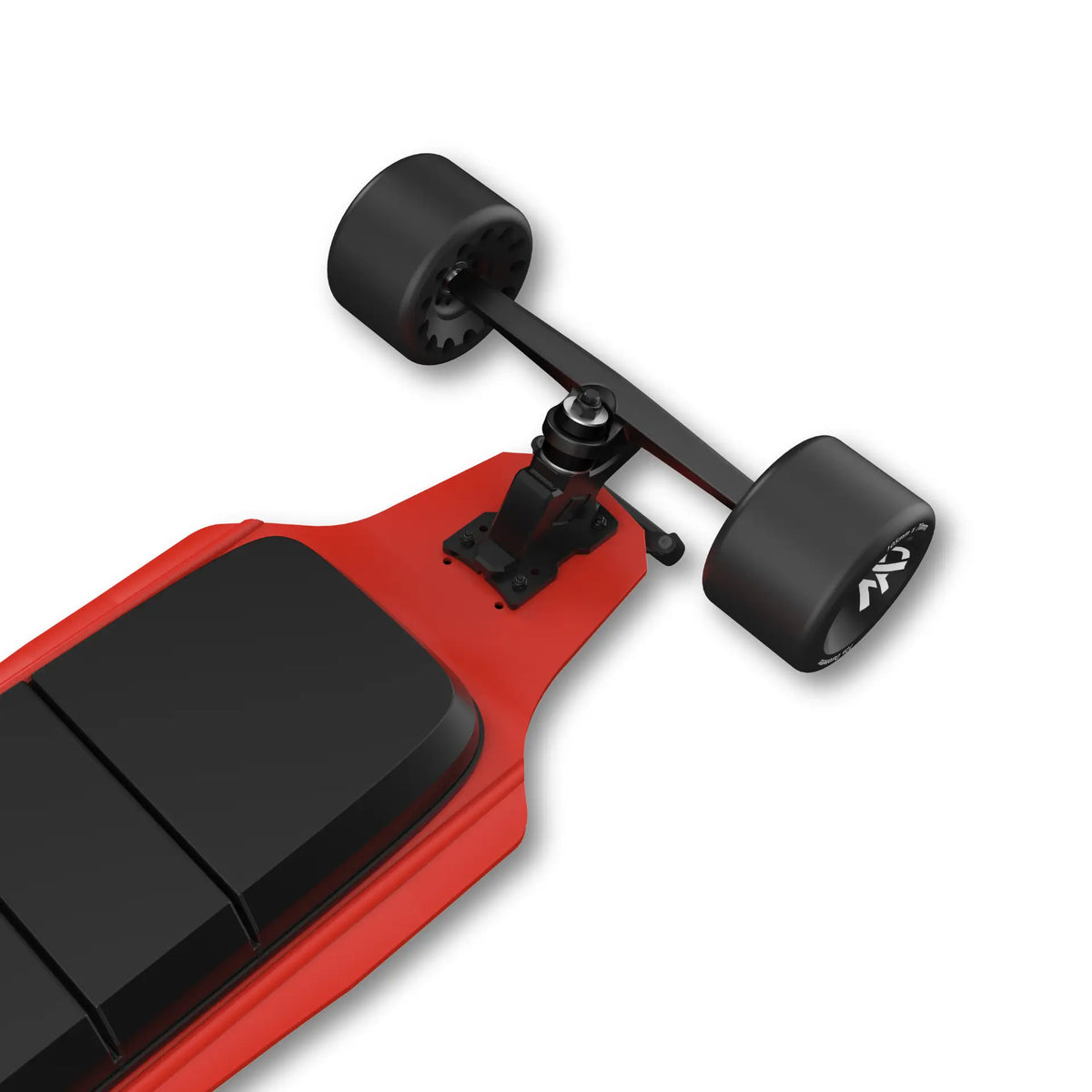 OMW Lancer electric skateboard deck flex detail