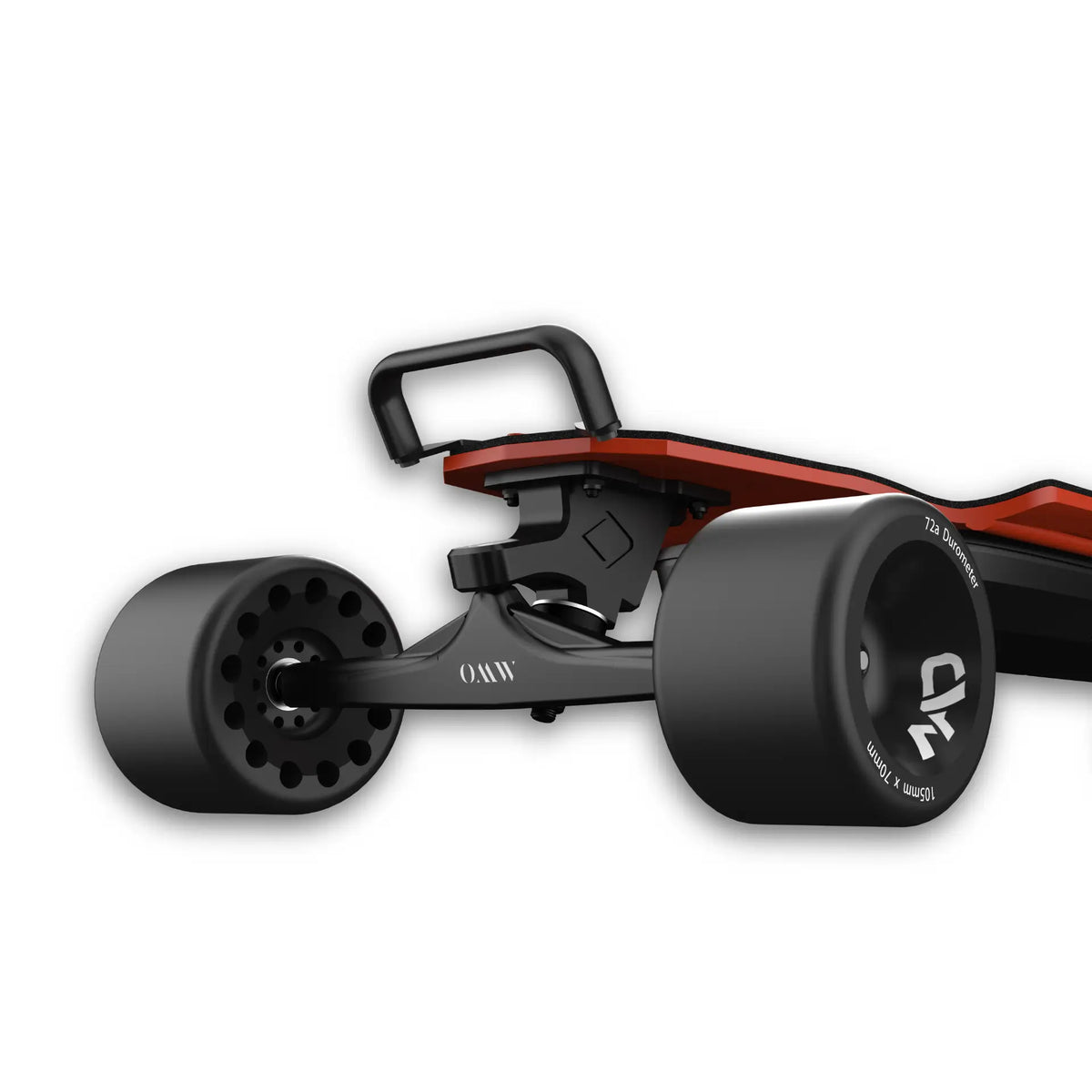 OMW Lancer electric skateboard truck and bushing detail
