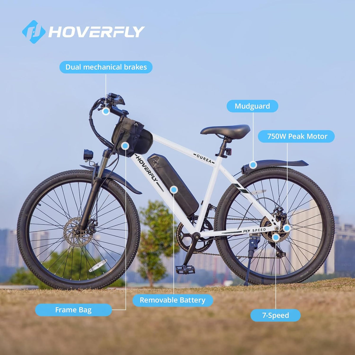 2-Pack Hoverfly Ourea Commuter Electric Bikes official Hoverfly image 4