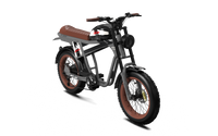 QIOLOR Tiger Plus off-road electric bike in silver
