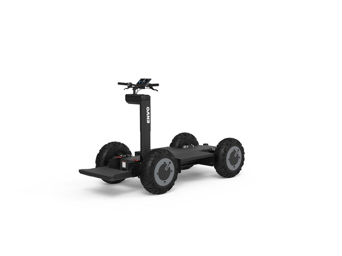ENVO UP20 Ride-On Electric Transporter Platform — front three-quarter product view