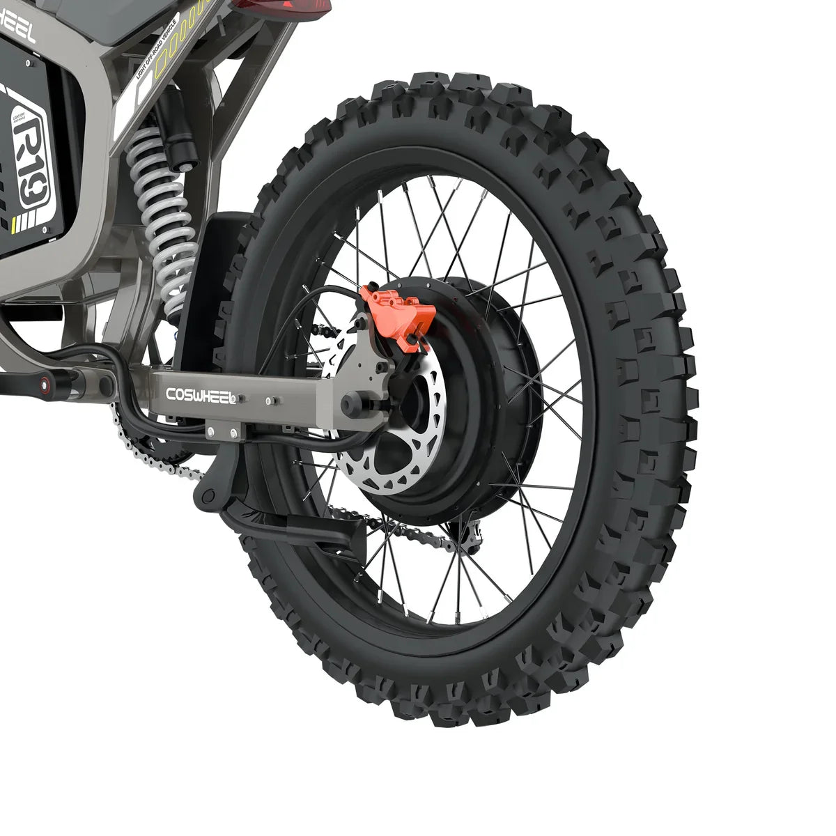 Coswheel R19 seat and chassis detail