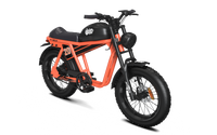 QIOLOR Tiger RL cruiser electric bike in orange