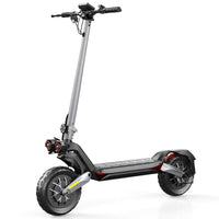 Circooter Raptor Pro 1600W dual-motor off-road electric scooter: 28 mph, 31-mile range, 11-inch pneumatic off-road tires, dual suspension, EABS plus dual disc brakes, UL 2272 SGS certified, IPX4, 63 lb, 330 lb max load