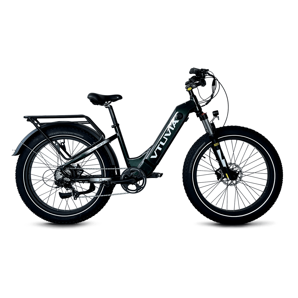 VTUVIA Reindeer 2.0 step-through fat-tire electric bike side view