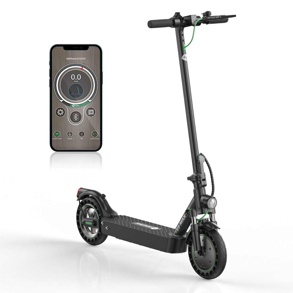 isinwheel S9 Max Commuter Electric Scooter compact storage position