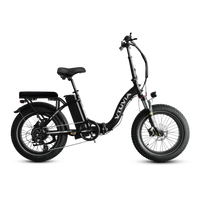 VTUVIA SF20H folding utility electric bike in black