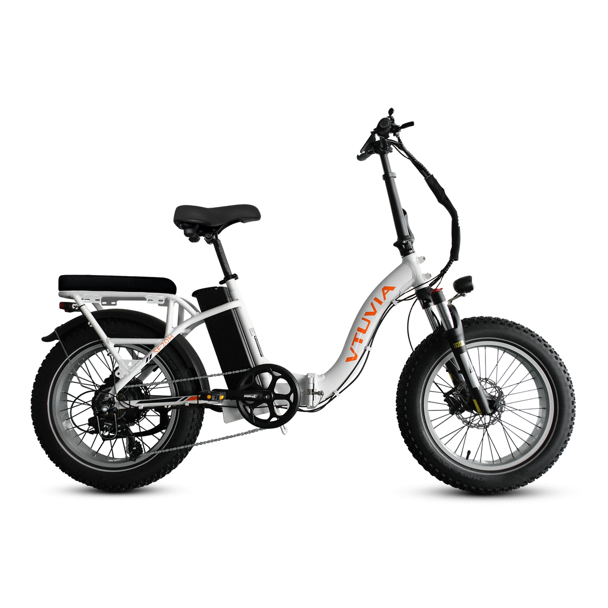 VTUVIA SF20H folding utility electric bike in white