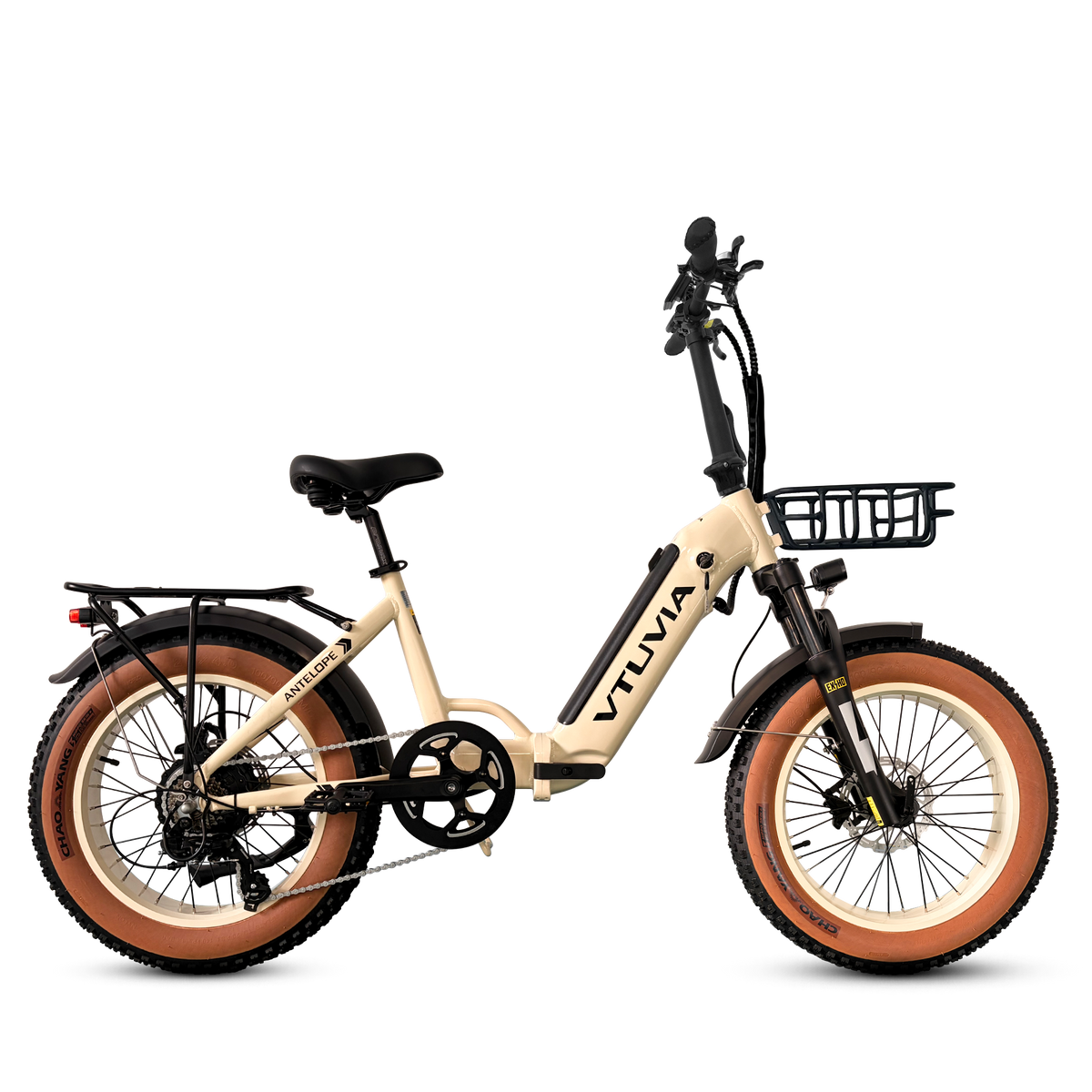 VTUVIA SX20 folding e-bike compact frame view