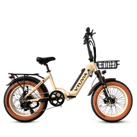 VTUVIA SX20 folding e-bike compact frame view