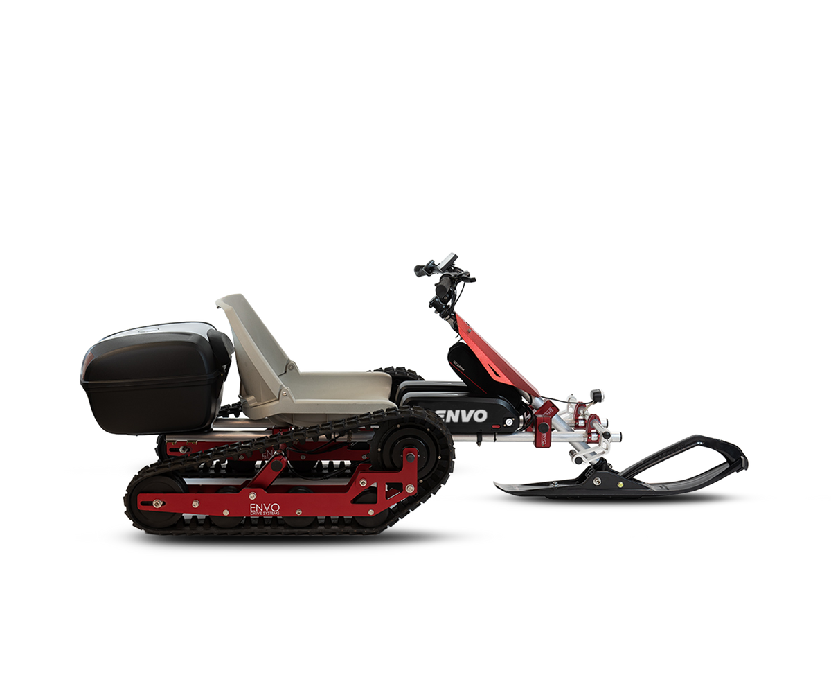 ENVO Electric SnowKart studio product view.