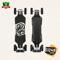 OMW Cavalry electric skateboard 175mm pneumatic wheel setup