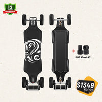 OMW Cavalry electric skateboard 175mm and 105mm 2-in-1 package