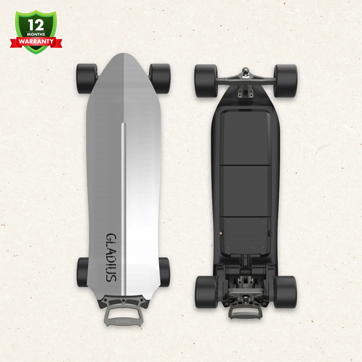 OMW Gladius electric skateboard 2-in-1 wheel package