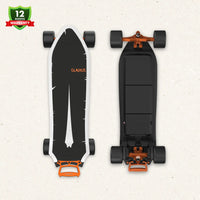 OMW Gladius electric skateboard 92mm wheel detail