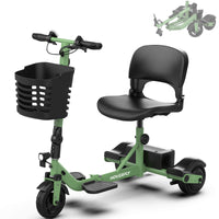 Hoverfly T3 Foldable 3-Wheel Mobility Scooter | 13-Mile Claim — alternate product view