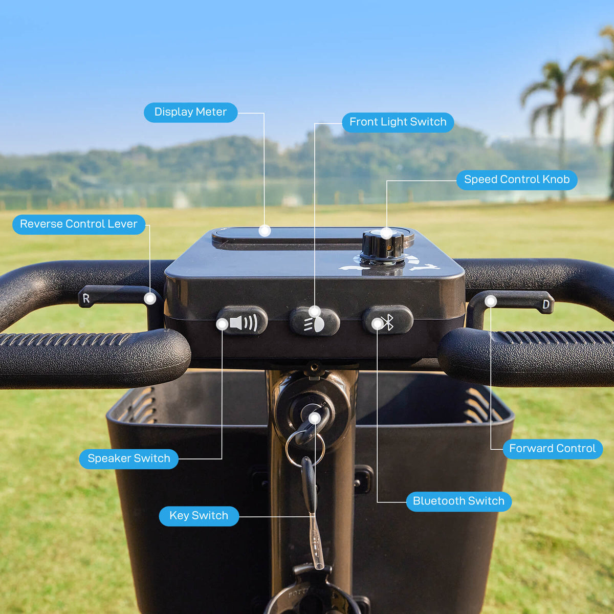 Hoverfly T5 4-Wheel Mobility Scooter | 16.8-Mile Claim — alternate product view