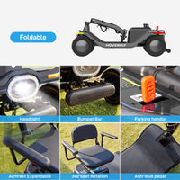 Hoverfly T5 4-Wheel Mobility Scooter | 16.8-Mile Claim — alternate product view