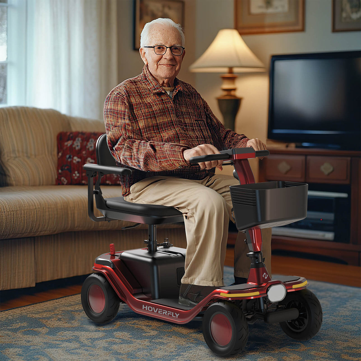 Hoverfly T5 4-Wheel Mobility Scooter | 16.8-Mile Claim — alternate product view