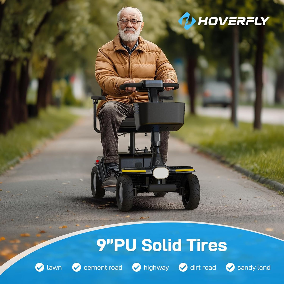 2-Pack Hoverfly T5 Four-Wheel Mobility Scooters official Hoverfly image 6