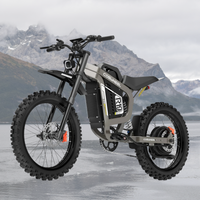 Coswheel R19 Grey electric dirt bike, complete product view