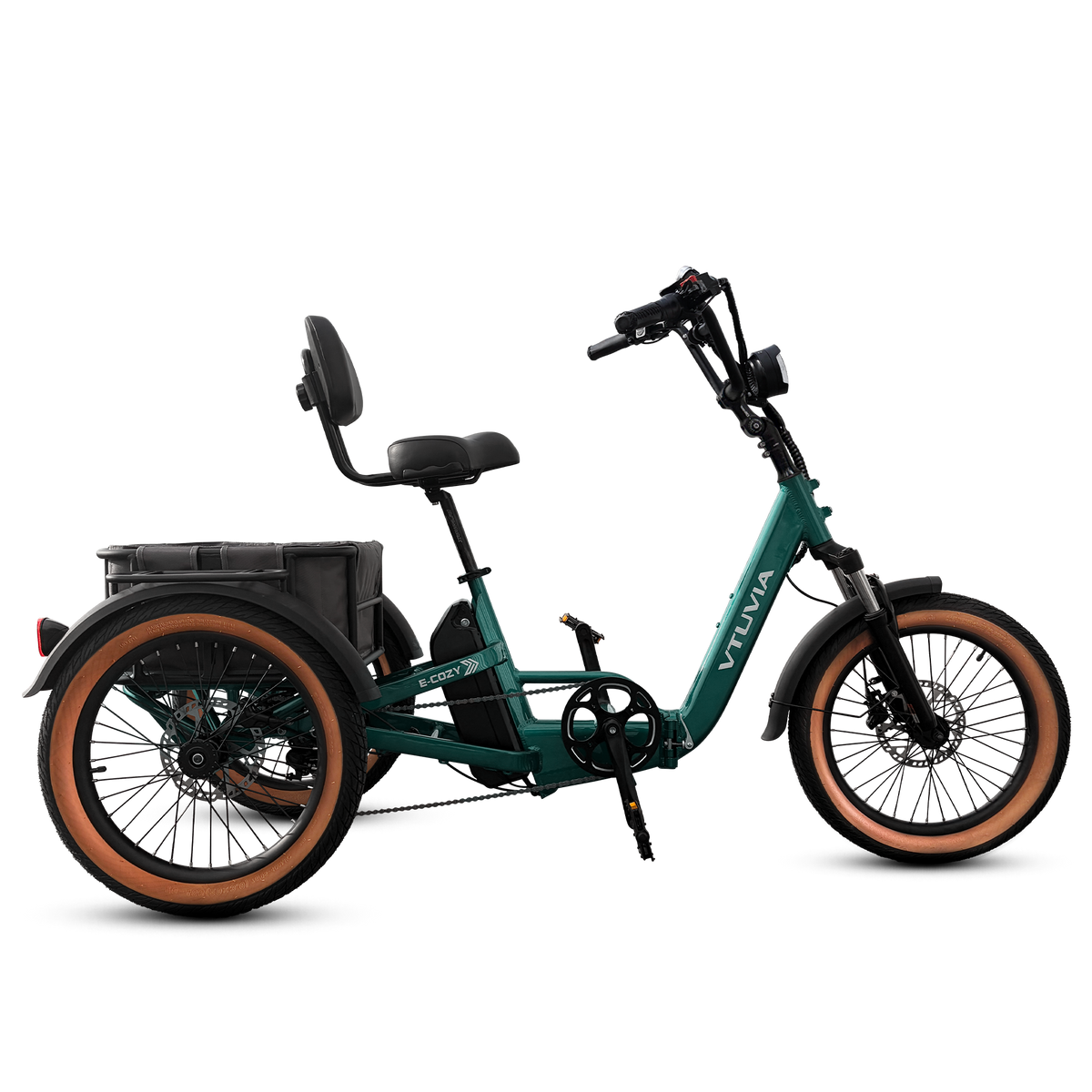 Forest green VTUVIA E-COZY with adjustable stem