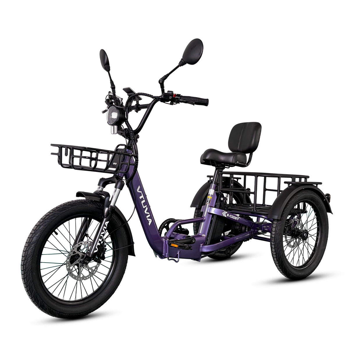 Lavender purple VTUVIA E-COZY left-side product view