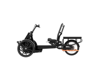 ENVO Veemo LT side view showing the passenger seat and footrests.