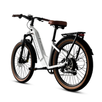 VTUVIA Zeal XT8 commuter electric bike in glacier white, front angle