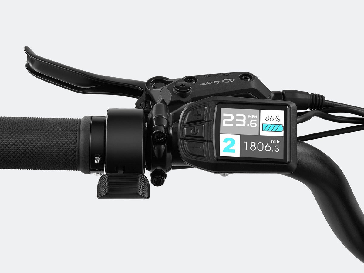Velowave Rover Step-Thru fat-tire commuter component detail