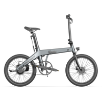 Lmacwey BA06 folding electric bike - gray side profile