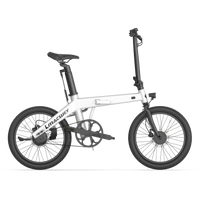 Lmacwey BA06 folding electric bike - white side profile