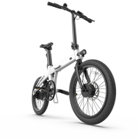 Lmacwey BA06 folding electric bike - white front three-quarter view