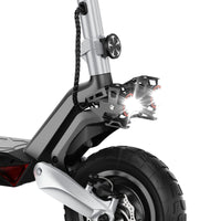 Circooter Raptor Pro 1600W dual-motor off-road electric scooter: 28 mph, 31-mile range, 11-inch pneumatic off-road tires, dual suspension, EABS plus dual disc brakes, UL 2272 SGS certified, IPX4, 63 lb, 330 lb max load