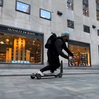 OMW Cavalry electric skateboard all-terrain side view