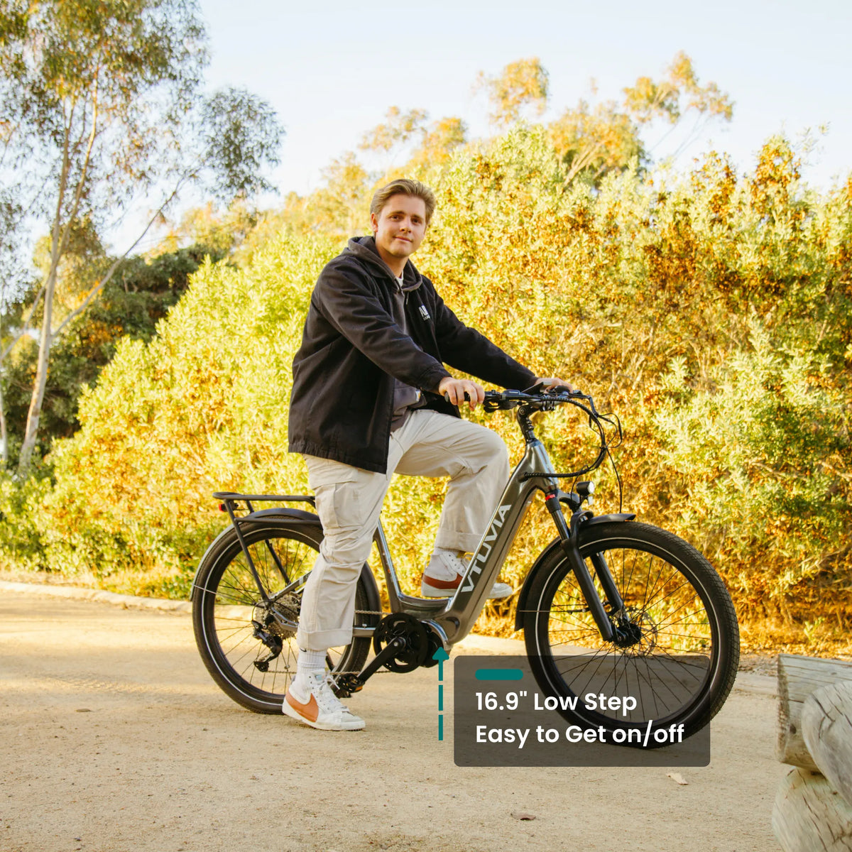 VTUVIA CMB Pro low step-through frame detail