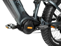 Dark Blue Brawny XM left-side studio view with keys in the frame battery lock