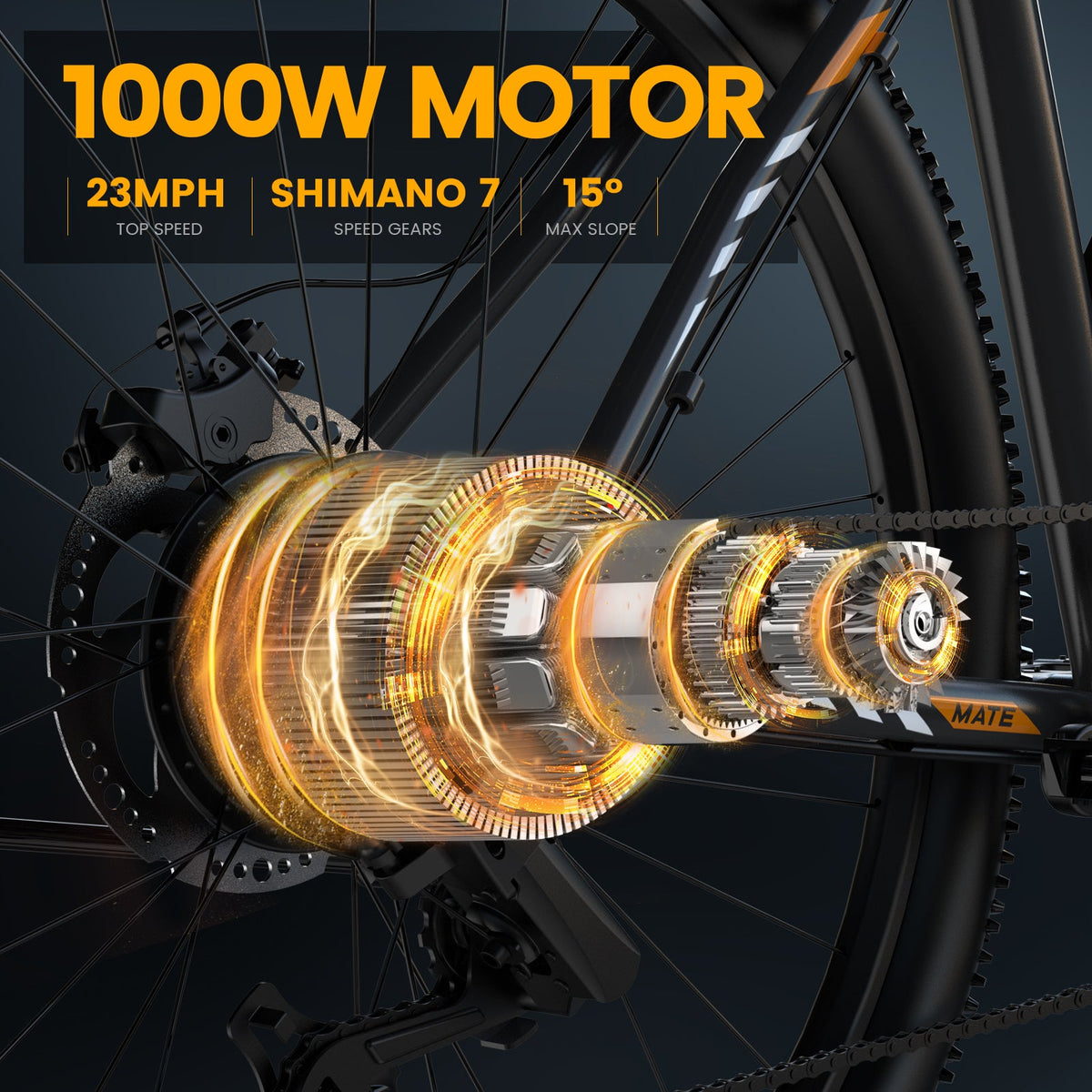 INVANTI EB17 27.5-Inch Electric Commuter Bike official product image 3