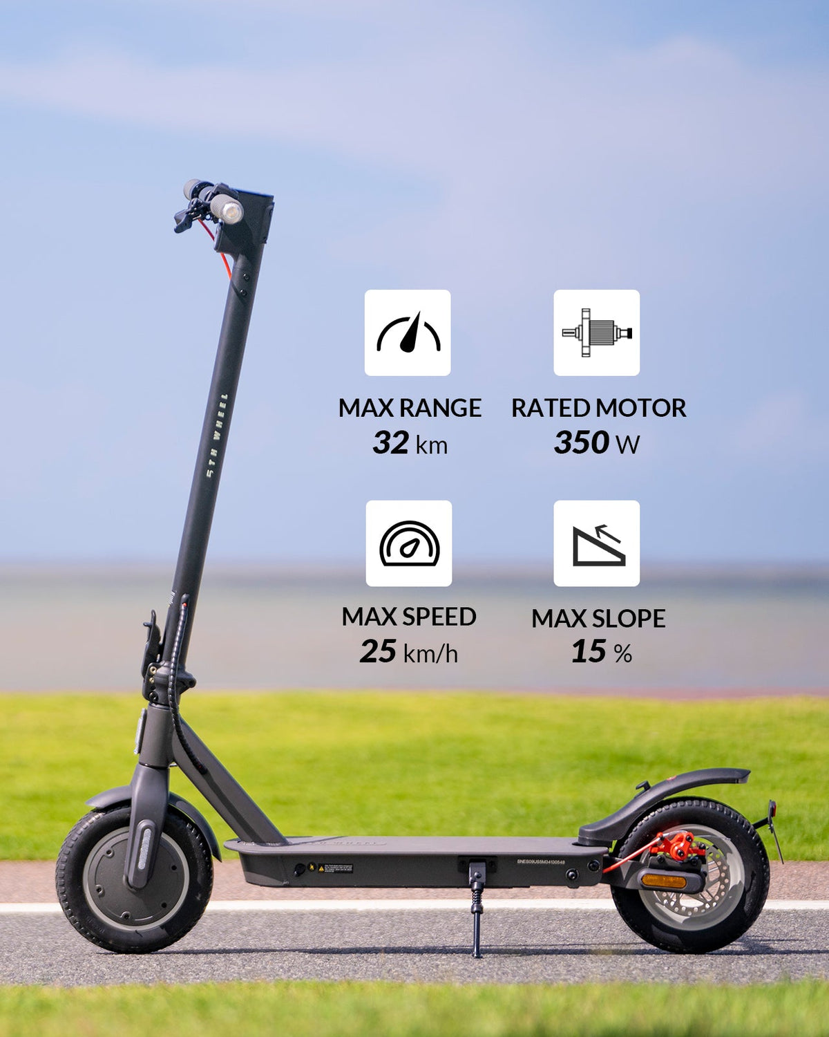 5TH WHEEL V30 Pro Electric Scooter official product image 2