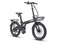 ENVO Lynx 20 foldable e-bike front view showing the compact 20-inch wheel layout.