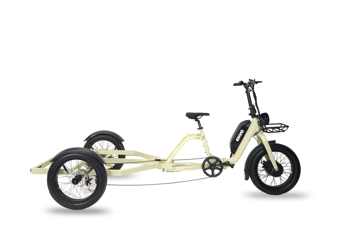 ENVO Cargo Trike side frame detail.