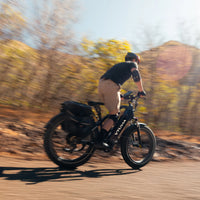 VTUVIA Gemini electric bike with weather-resistant frame and battery area